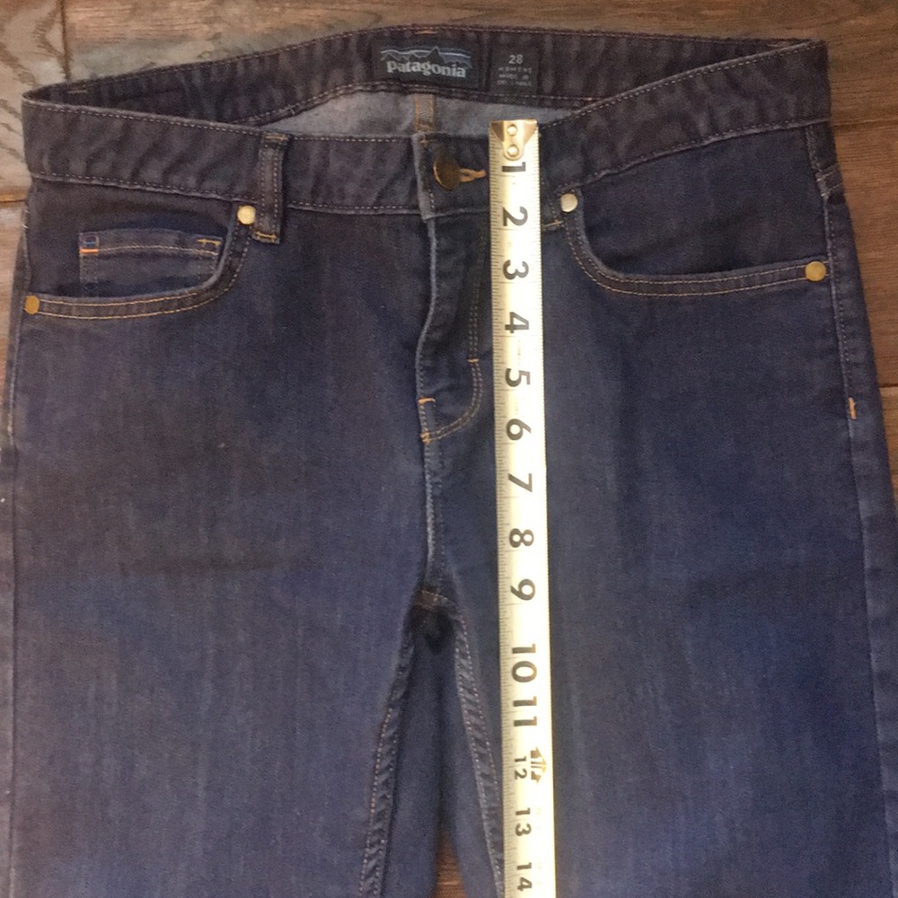 Patagonia Straight Leg Dark Wash Jeans View 3